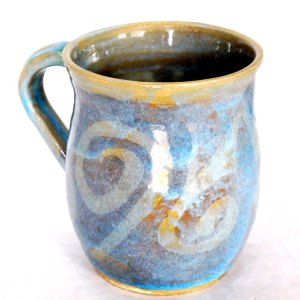 blue mug